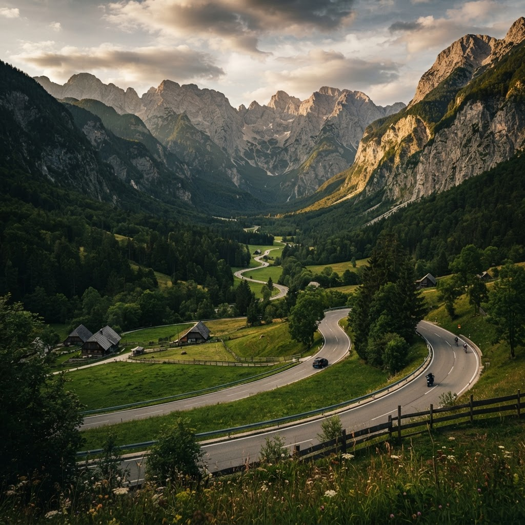 Panoramic Road — Logar Valley, Slovenia